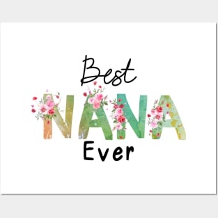 Best Nana Ever Posters and Art